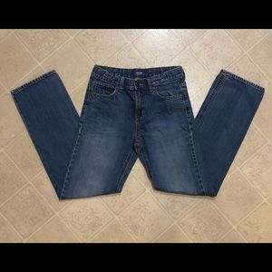 Boy’s Old Navy Straight Leg Denim Blue Jeans Sz 14